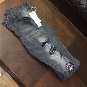 Kdnk multi- patch jeans